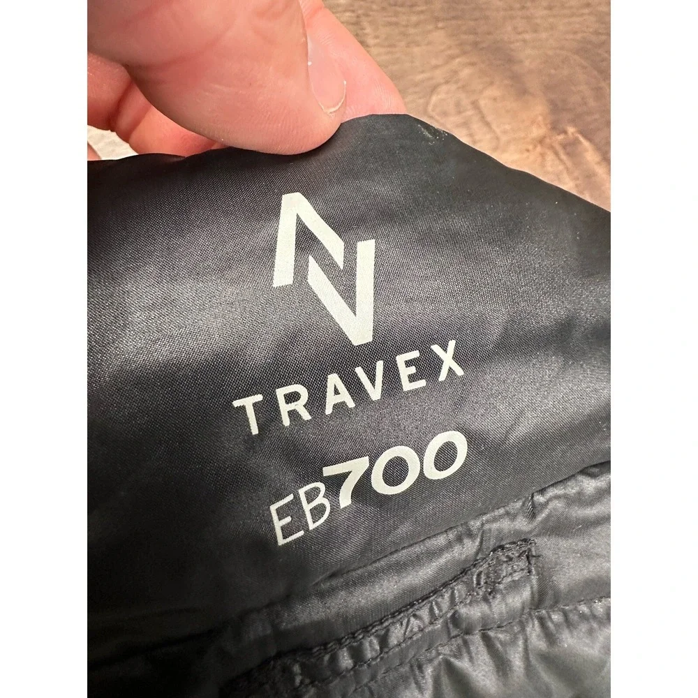 Eddie Bauer Vest Womens XS Black Travex EB700 Down Fill Quilted Puffer Hiking - Picture 6 of 11